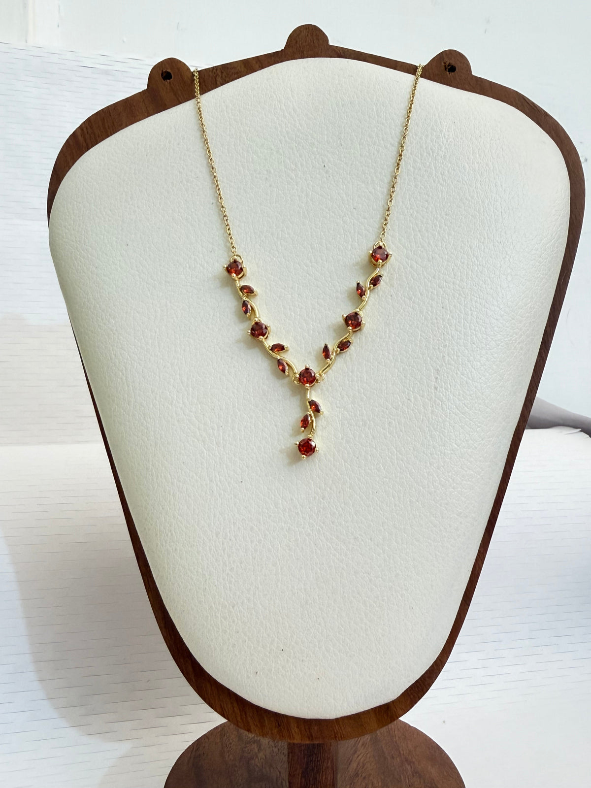 Red Whimsical Fairy Necklace - view 2
