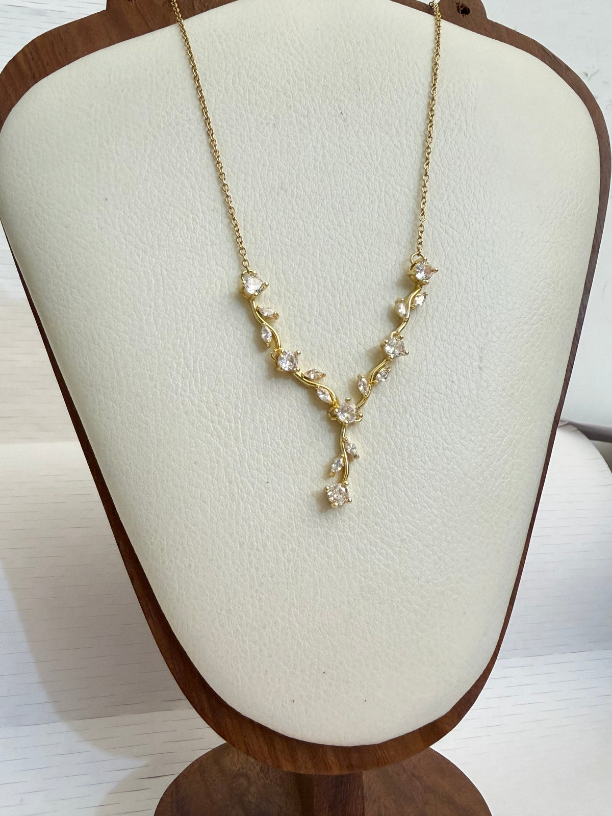 White Whimsical Fairy Necklace - view 2