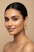 Aura Twisted Hoops