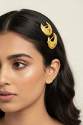 Moonlight Hair Clips Pair - Premium Material (Plus 2 Western Earrings Gift)