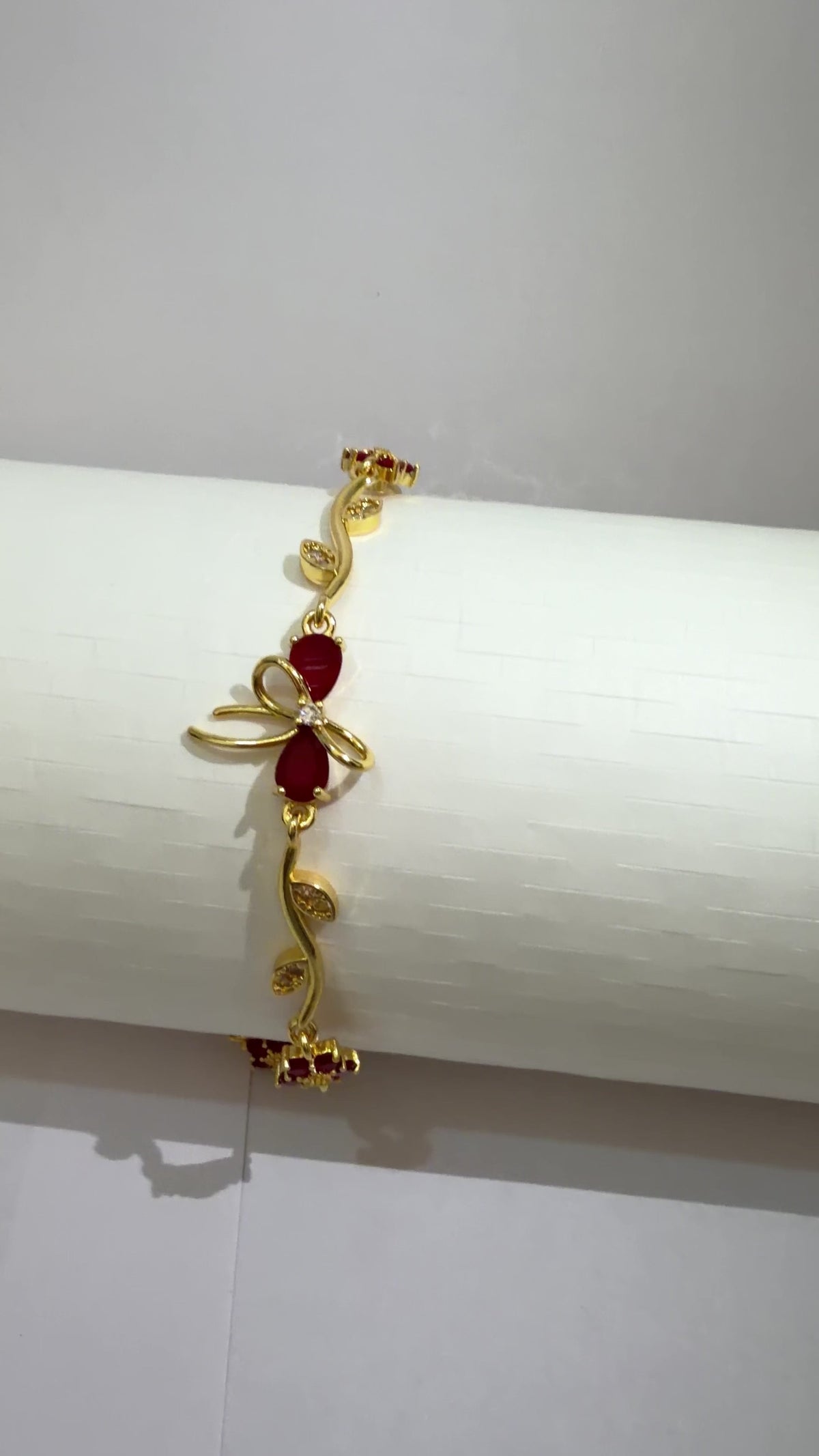 Red Bow Whimsical Bracelet - view 2