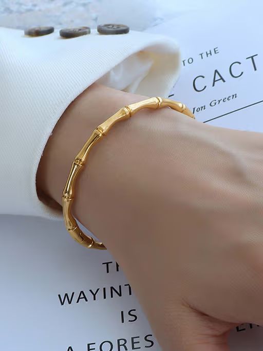 Metal, Brass, Copper, Stainless Gold-Plated Steel Bracelet