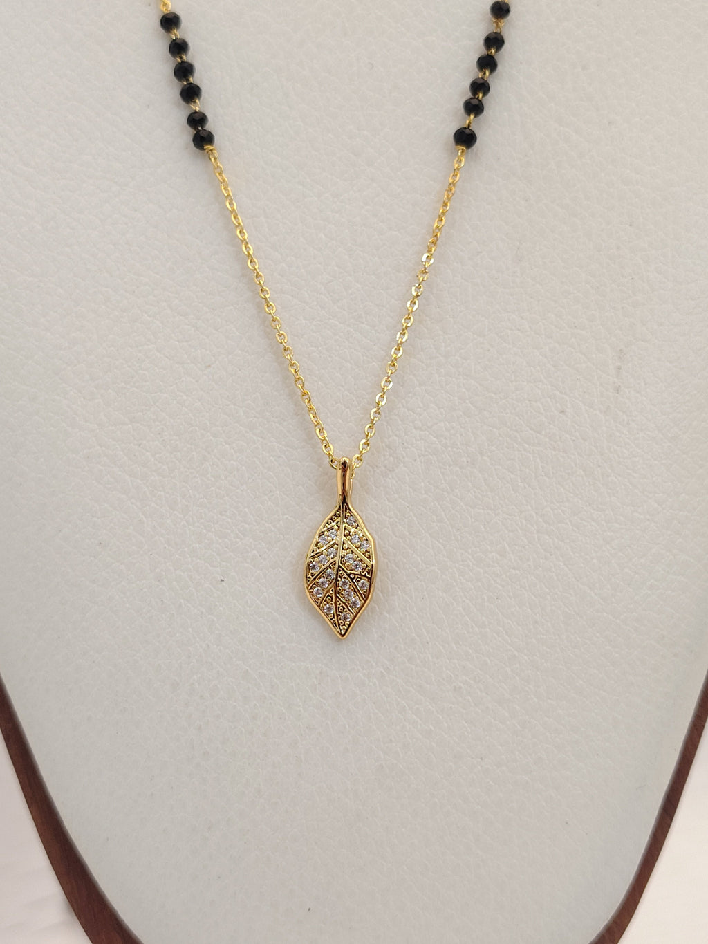Leaf Shaped Mangalsutra - view 2