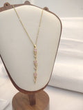 Pink Whimsical Tulip Necklace