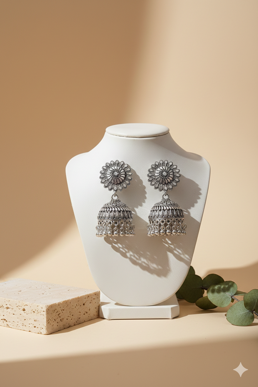 Silver Earrings DB00278
