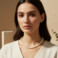 Elegant Cream Pearl Necklace