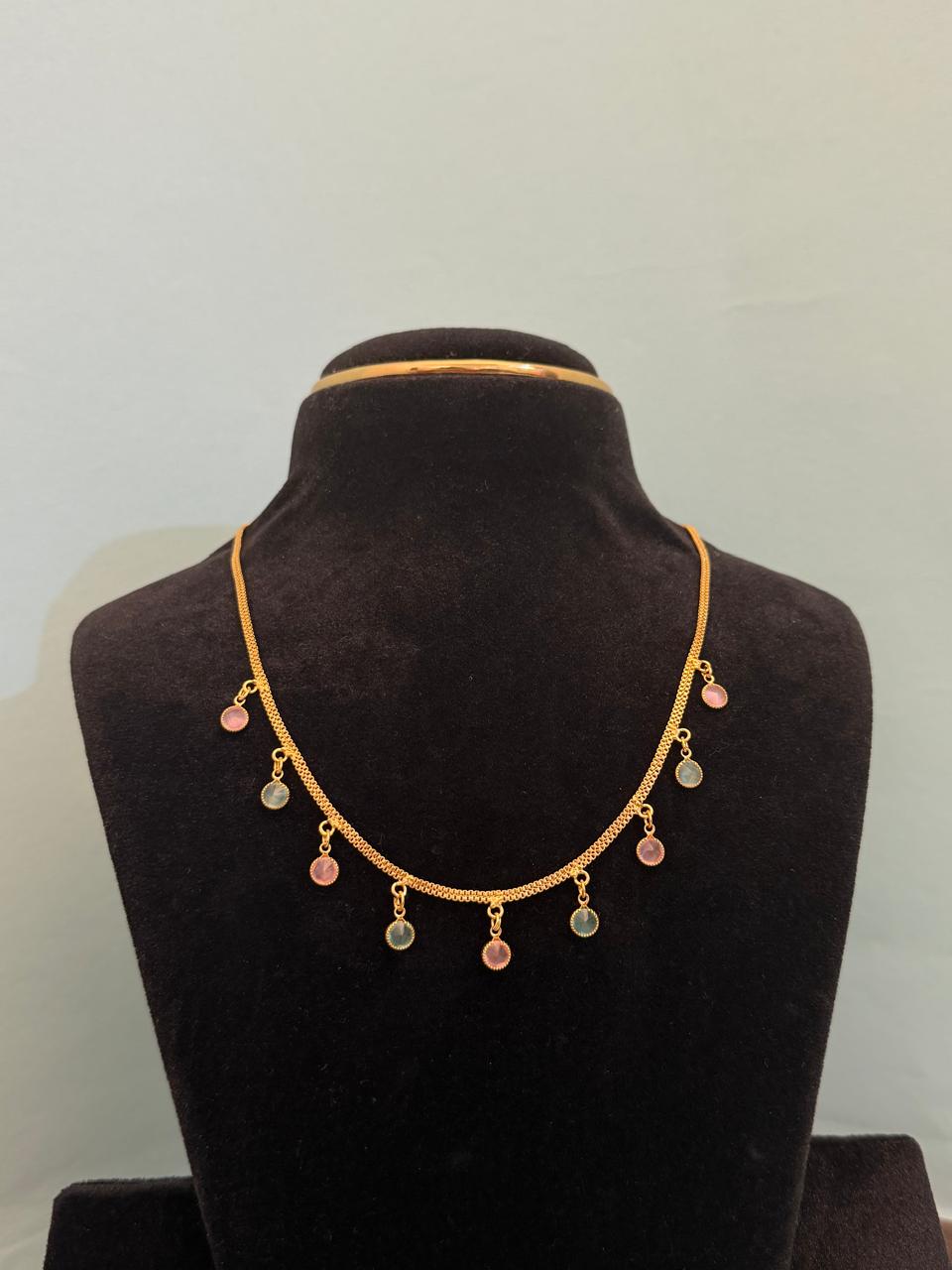 Tiny Circle Necklace - view 2